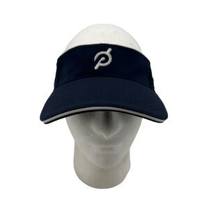 Peloton Visor Adult One Size Fits All Dark Navy Embroider Logo Adjustable Strap